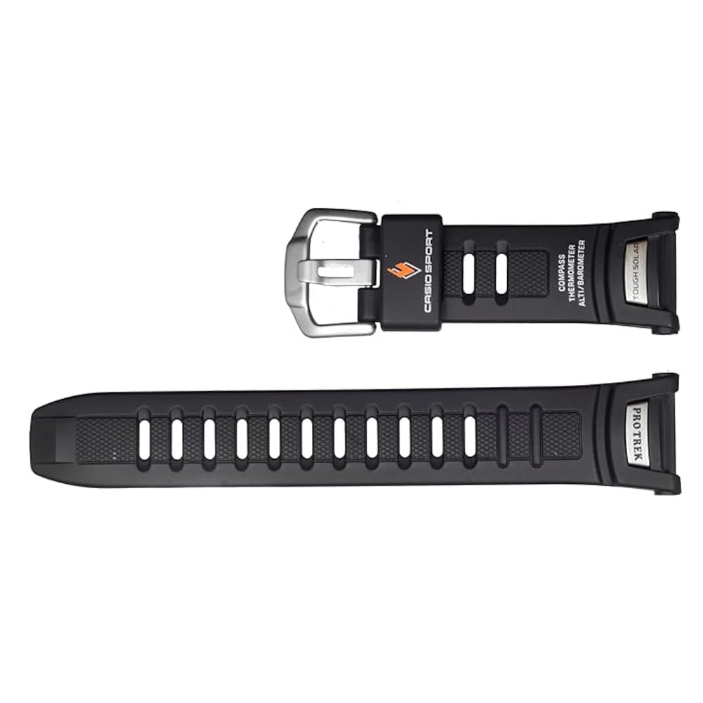 Genuine Casio Replacement Watch Strap 10290980 for Casio Watch PRG-130-1V, PRW-1500-1V
