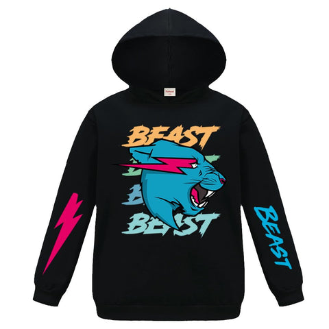 Forlcool Youtube Game Merch Pullover Hoodie for Boys and Girls Tops Jumper (Black,7-8 Years,7 Years,8 Years)