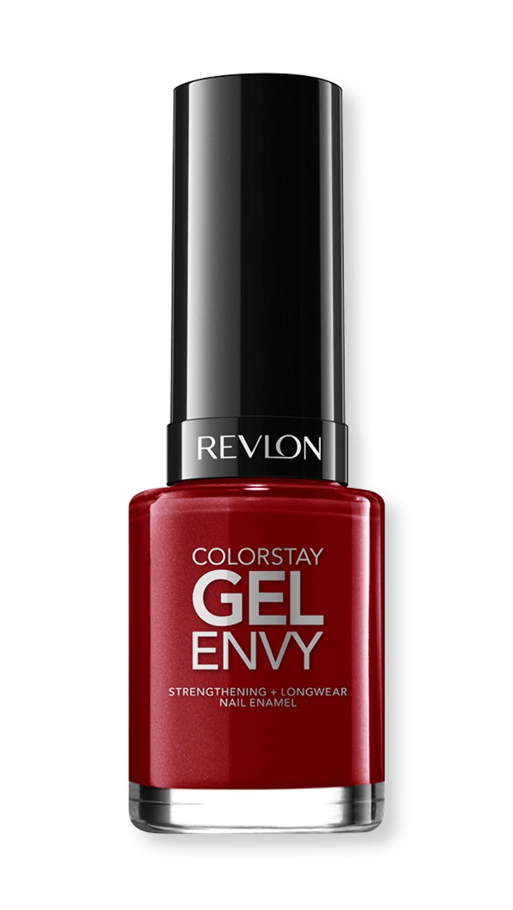 Revlon Nail Polish, ColorStay Gel Envy Nail Polish, Chip Resistant & Longwear Formula, Built-in Base Coat & High Shine Finish, 600 Queen of Hearts, 0.4 Fl Oz