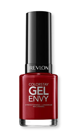 Revlon Nail Polish, ColorStay Gel Envy Nail Polish, Chip Resistant & Longwear Formula, Built-in Base Coat & High Shine Finish, 600 Queen of Hearts, 0.4 Fl Oz