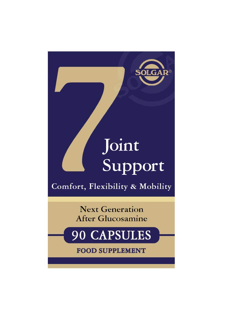 Solgar 7 Vegetable Capsules - Pack of 90 - Supports Mobility, Flexibility and Range of Motion - For Bone and Joint Health - Gluten Free - Packaging may vary