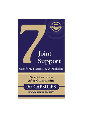 Solgar 7 Vegetable Capsules - Pack of 90 - Supports Mobility, Flexibility and Range of Motion - For Bone and Joint Health - Gluten Free - Packaging may vary