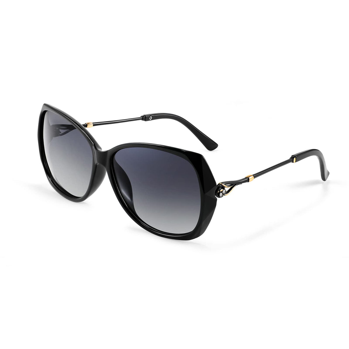 FEISEDY Designer Oversized Polarized Sunglasses for Women Butterfly Style Shades UV Protection B9045
