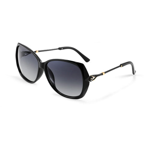FEISEDY Designer Oversized Polarized Sunglasses for Women Butterfly Style Shades UV Protection B9045