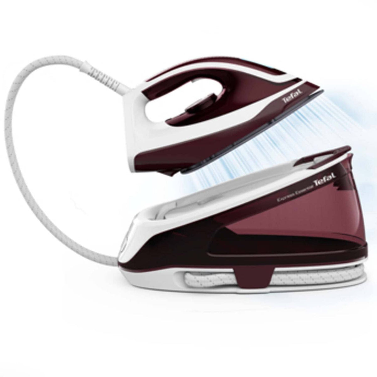 Tefal Express Essential Steam Ironing Station, up to 320 g/min Steam Boost, Short Heating Time, 2,200 Watt Power, Energy Saving Function, 1.4 Litre Water Tank, Ergonomic Handle, Anti-limescale System