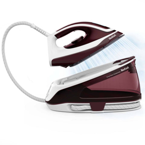 Tefal Express Essential Steam Ironing Station, up to 320 g/min Steam Boost, Short Heating Time, 2,200 Watt Power, Energy Saving Function, 1.4 Litre Water Tank, Ergonomic Handle, Anti-limescale System