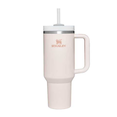 Stanley Quencher H2.0 Flowstate Tumbler 1.2L - Cold For 11 Hours - Iced For 48 Hours - Water Bottle With Straw, Handle And Lid - Dishwasher Safe - Travel Mug For Cold Drinks - Rose Quartz
