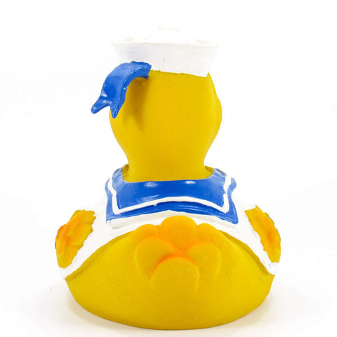 Sailor Mariner Rubber Duck Bath Toy | All Natural, Organic, Eco Friendly, Squeaker | Lanco Brand | Imported from Barcelona, Spain