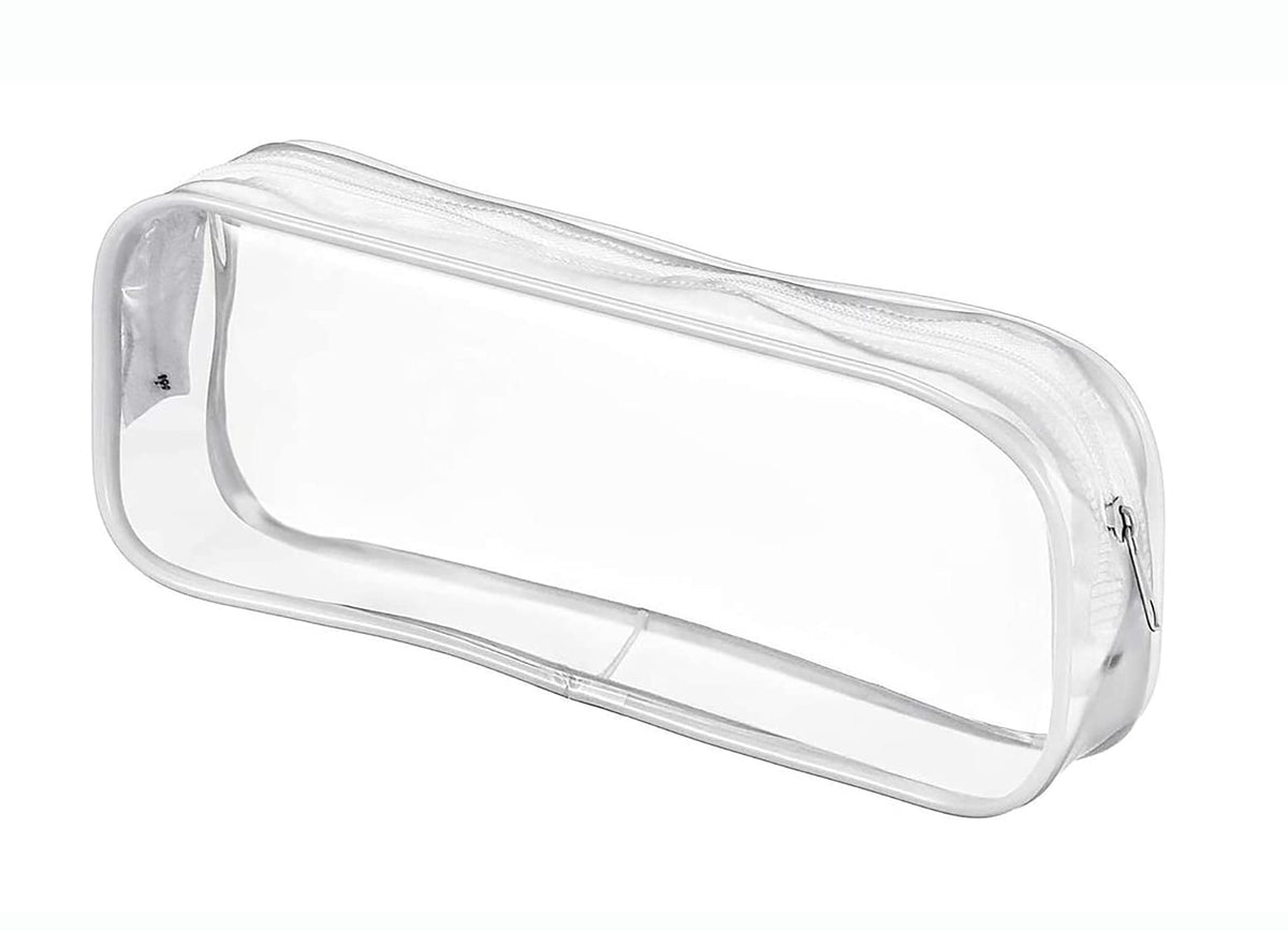 Guagua Transparent Pencil case Clear Pencil case (White)