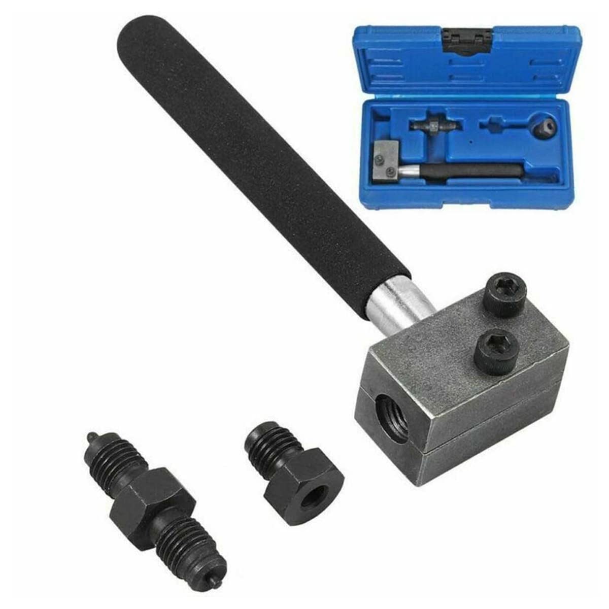 Jsrnqert Brake Line Plunger Tool Car Brake Line Double Bore Tool 4.75 mm F Plunger Tool Brake Pipe Reamer