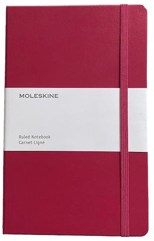 Moleskine Magenta A5 Basic Hardback Notebook, 21 x 13.5cm