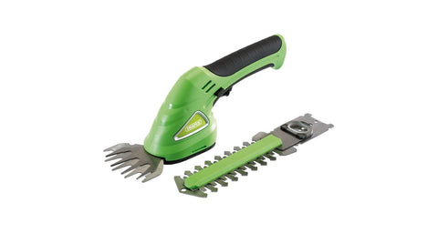 Draper Cordless Grass Shears 7.2 V | Hand Held Mini Hedge Strimmer | Lightweight Multi-Blade Functionality | 53216
