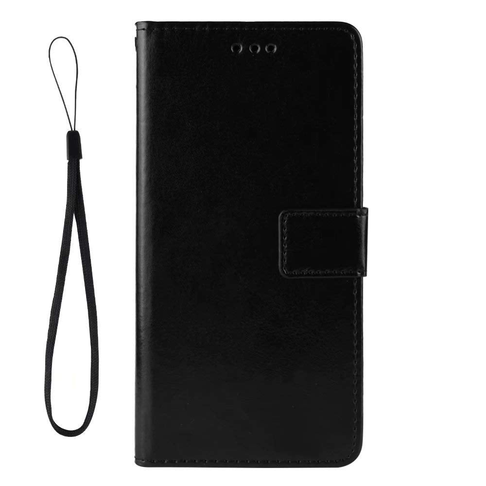 TingYR Case for Xiaomi Redmi Note 10 Pro Cover, Cover Flip Case Stylish Wallet Case with Card Slots Shockproof, Case for Xiaomi Redmi Note 10 Pro Smartphone.(Black)