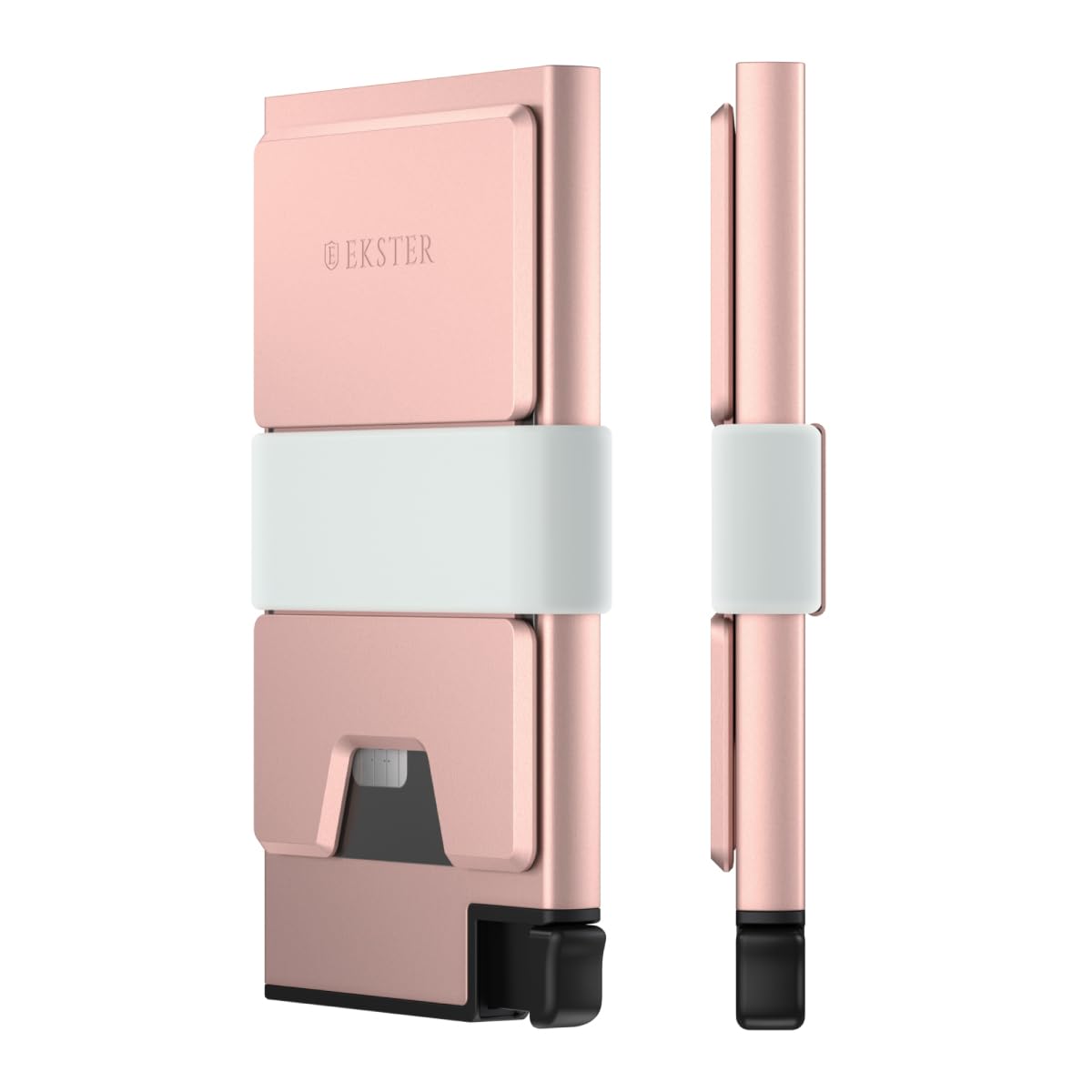 Ekster Aluminum Cardholder Wallet | RFID Wallet for Men & Women | Slim & Minimalist Aluminum Wallet with Pop Up Cardholder (Rose Gold)