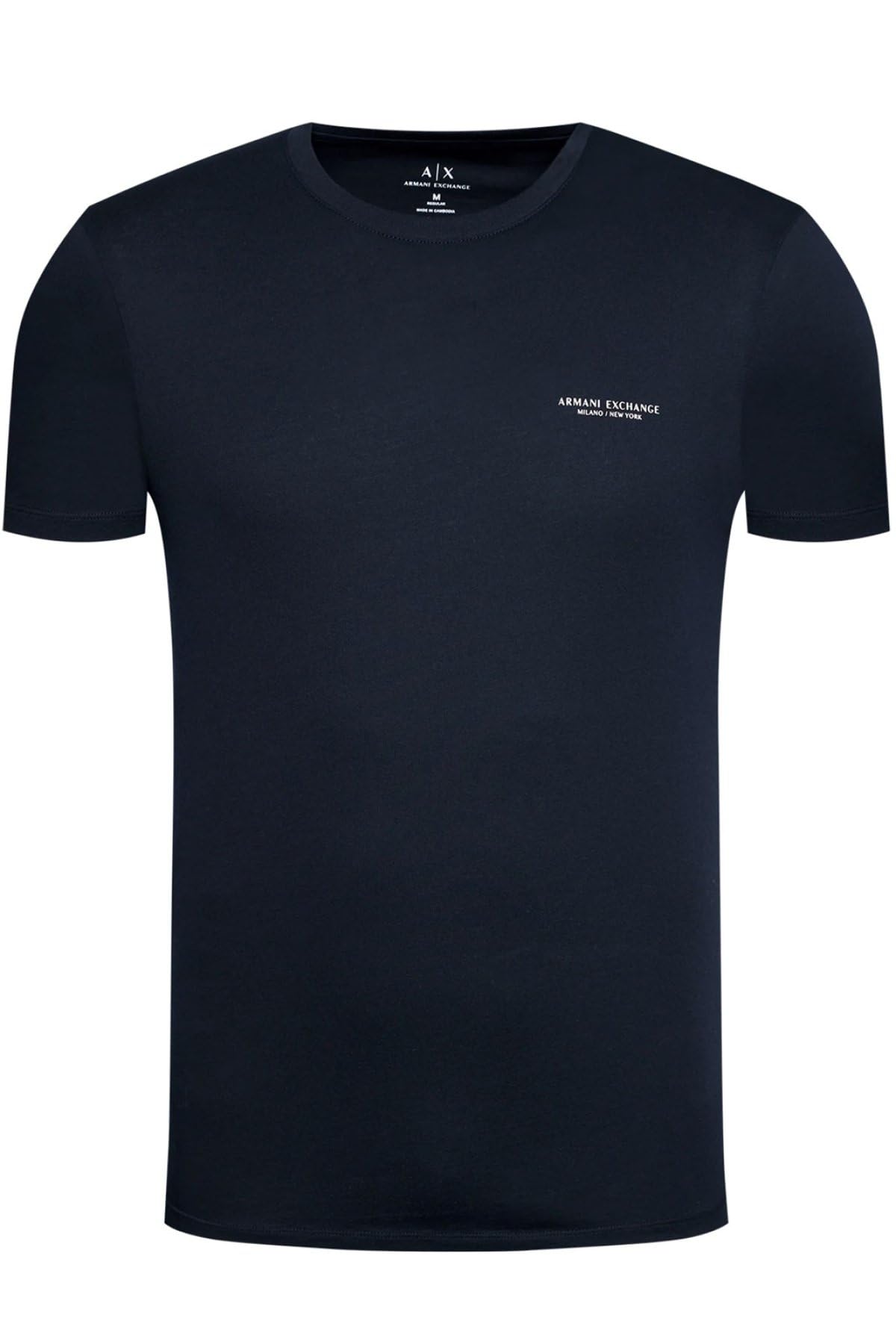 AX Exchange Men's T-Shirt 8NZT91-Z8H4Z Spring/Summer - Blue - XL