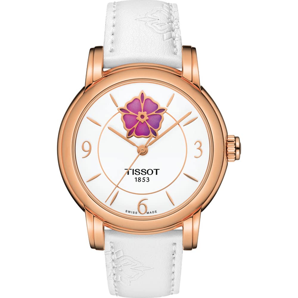 Tissot Women's Analogue Swiss Automatic Watch with Leather Strap T0502073701705