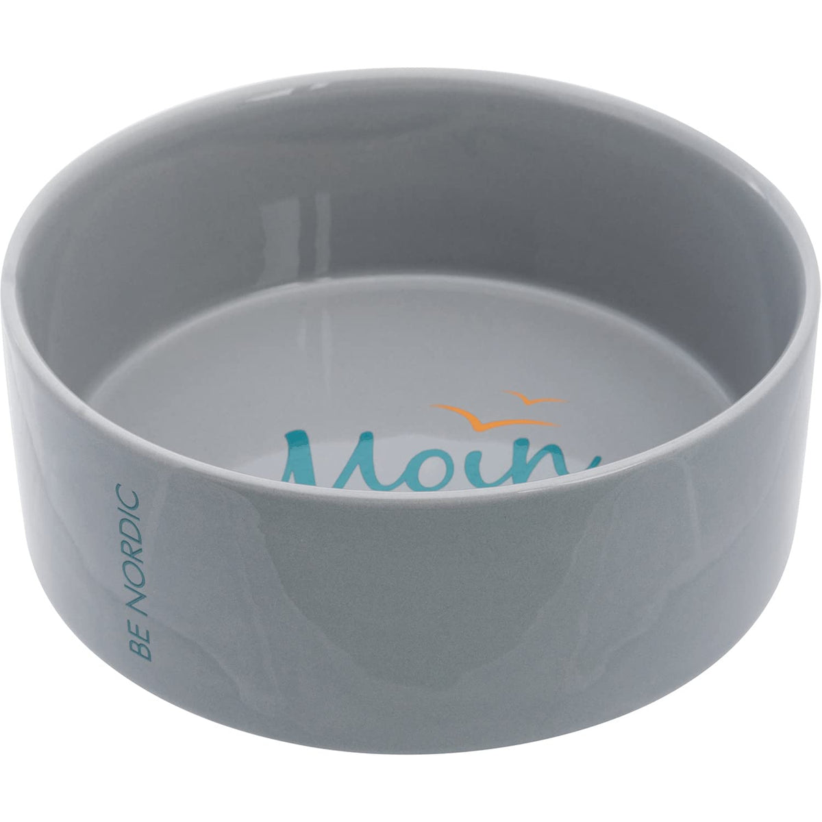 TRIXIE Be Nordic Ceramic Feeder 1.4 L/ÃƒËœ 20 cm, Grey, Dog