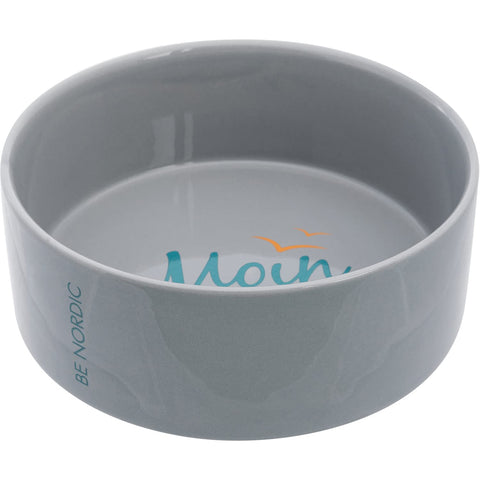TRIXIE Be Nordic Ceramic Feeder 1.4 L/ÃƒËœ 20 cm, Grey, Dog