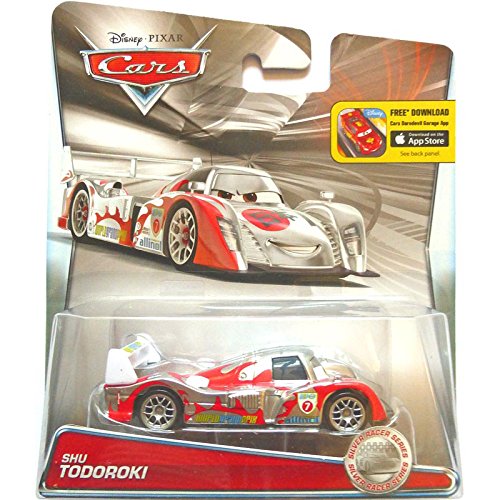 Disney/Pixar Cars, 2015 Exclusive Silver Racer Series, Shu Todoroki Die-Cast Vehicle, 1:55 Scale