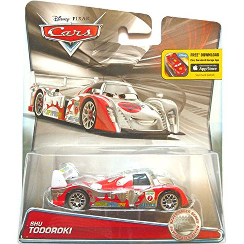 Disney/Pixar Cars, 2015 Exclusive Silver Racer Series, Shu Todoroki Die-Cast Vehicle, 1:55 Scale