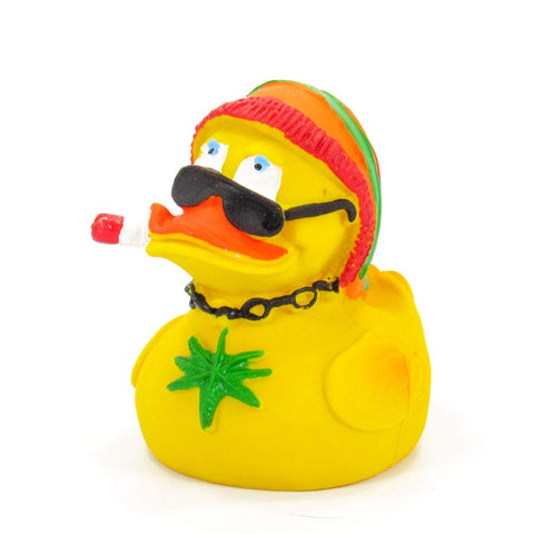 Rasta Hemp Rubber Duck Bath Toy | All Natural, Organic, Eco Friendly, Squeaker | Collectable | 3.5ÃƒÂ¢Ã¢â€šÂ¬Ã‚Â | Imported from Barcelona, Spain_AB