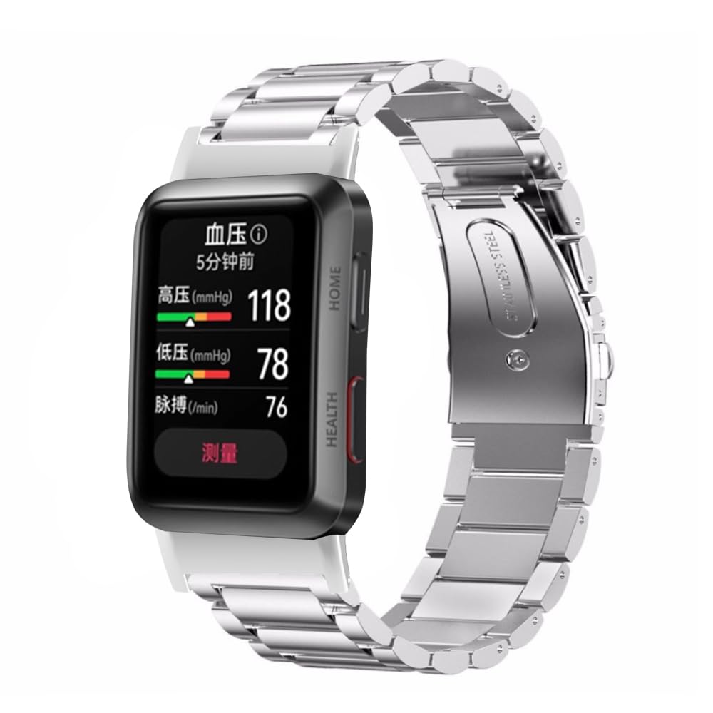 WIIKAI Replacement Watch Strap Bands,Compatible for HUAWEI Watch D Watch Band 3Z.(silver)