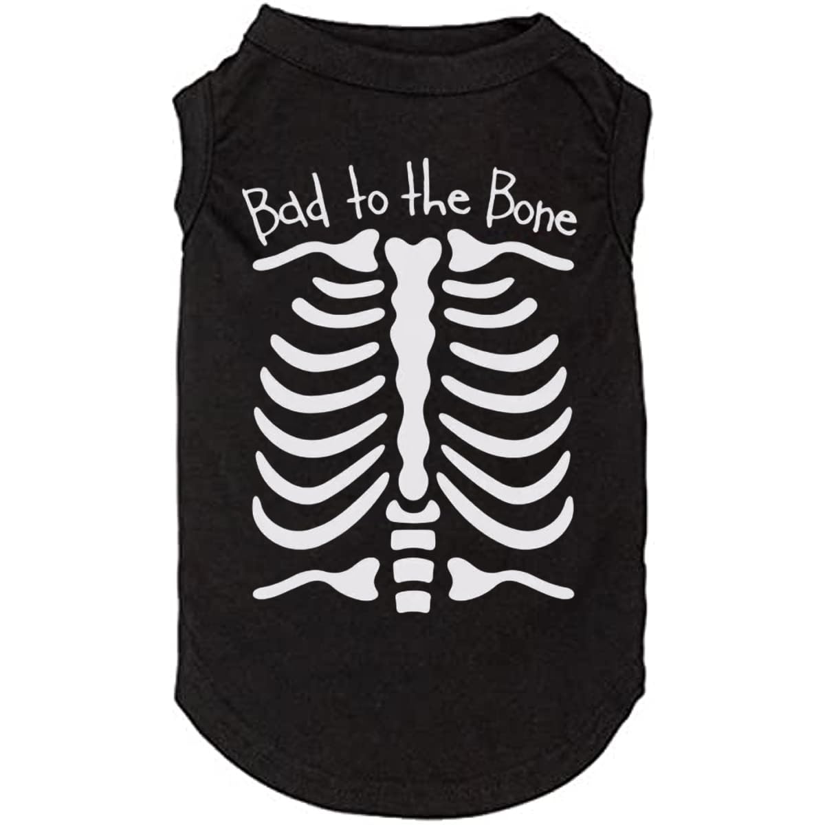 SUEOSU Halloween Dog Shirt for Pet Clothes Halloween Skeleton Hoodies Glowing Skull Cute Shirt Breathable Stretchy Costumes (XX-Large, Black-2)