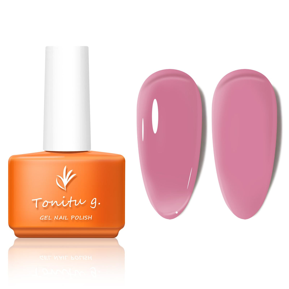 TONITU G Ã‚Â· 7ml 30 Colors Jelly Gel Nail Polish 1 pcs, Nude Sheer Pink Milky Transparent Gel Nail Art, UV/LED Soak Off for Salon Manicure and Nail Art DIY at Home, for Gift (SC017)