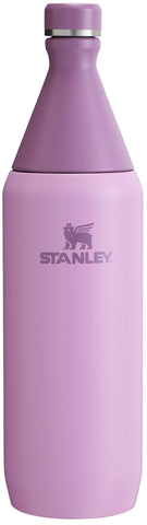 Stanley All Day Slim Bottle 34 oz | Leakproof Twist on Lid | Slim Design for Travel and Gym | Insulated Stainless Steel Water Bottle | BPA-Free | Lilac
