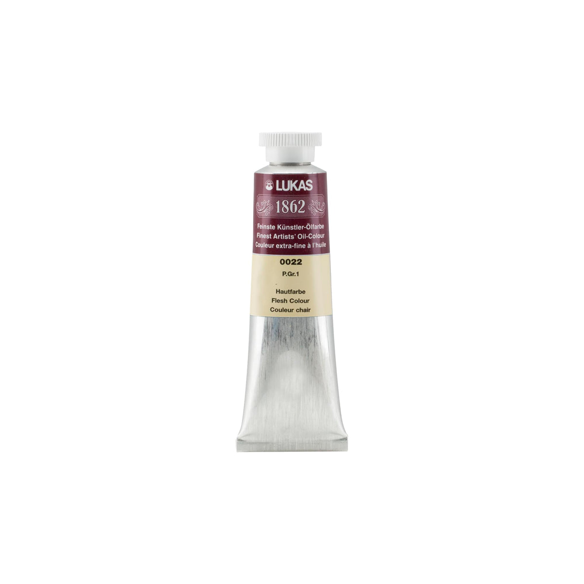 LUKAS 1862 Artists' Oil Paint Master Quality German Engineered Oil-Based Art Paints - 37ml Single Tubes - [Flesh Color]