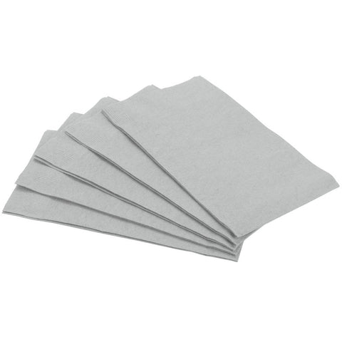 Amscan Silver 3-Ply Paper Guest Towels, 16 Ct. | Party Tableware