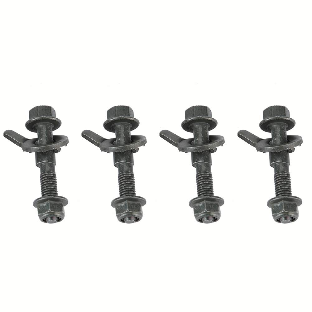Fydun Spc 81250 + Camber Bolts 12Mm Bolt Camber Alignment Kit, 5Pcs Vehicles Steel Four Wheel Adjustable Kit Cam Bolt Greenfor Cam Kit Alignme