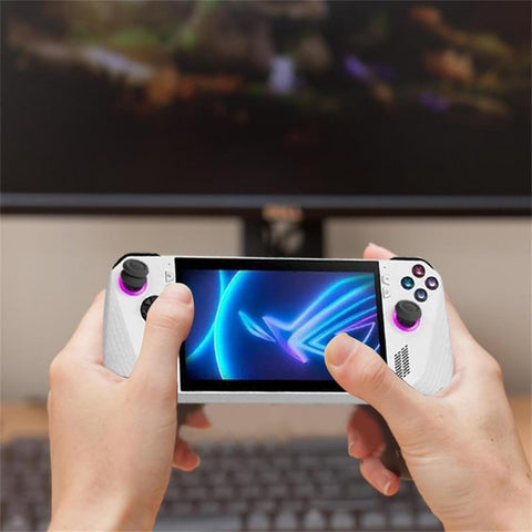 3 Pairs Thumb Cover for Ally for Steam Deck Joystick Skid proof Thumb Stick Grip Caps Silicone Protector Cover Soft Game Console Joystick Thumb Grip (black)