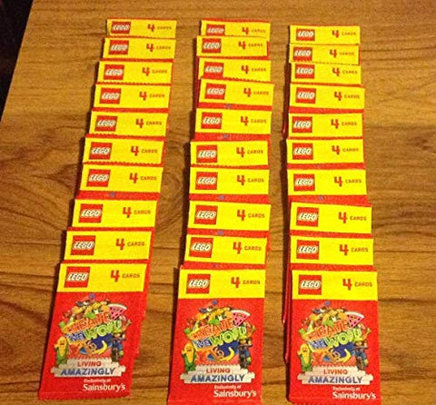 30 Packs Lego Sainsbury Create the World Living Amazingly Cards 2020