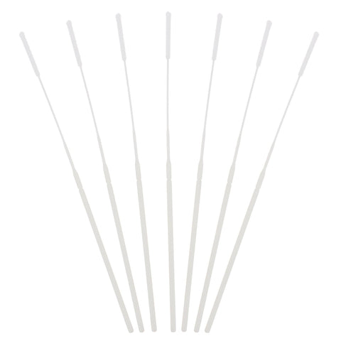 ULTECHNOVO 20Pcs Nylon Tipped Swabs Flocking Breakable Disposable Nasal Swabs for Oropharyngeal Sample