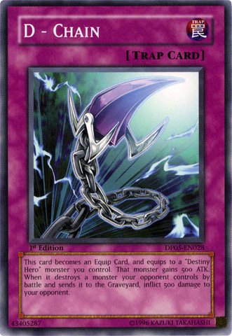 Yu-Gi-Oh! - D - Chain (DP05-EN028) - Duelist Pack 5 Aster Phoenix - Unlimited Edition - Common