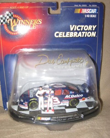 Winner's Circle Victory Celebration Dale Earnhardt Jr. #3 Blue AC Delco 1/43 Scale Die Cast Car and Figures Coca-cola 300 April 4, 1998
