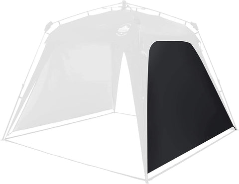 Lumaland sidewall for Pop Up Gazebo | Waterproof with UV protection, side wall for Lumaland garden event shelter, festival party tent | 225 x 155 x 132,5 cm [black]