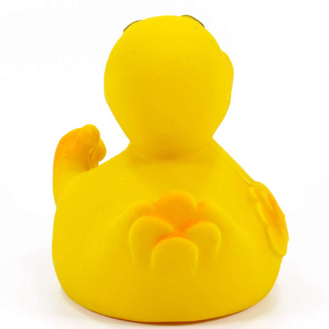 OK Thumbs Up Rubber Duck Bath Toy | All Natural, Organic, Eco Friendly, Squeaker | Imported from Barcelona, Spain