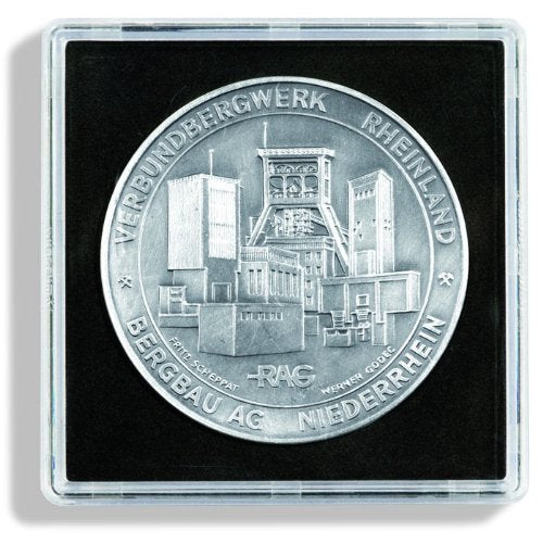 (5) Lighthouse XL Square 44mm 2-5/8" x 2-5/8" Quadrum Snaplock Coin Holder Capsules