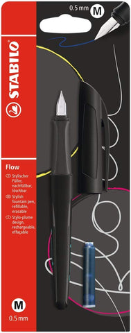 STABILO Fountain Pen Flow - ACTIVE - Black