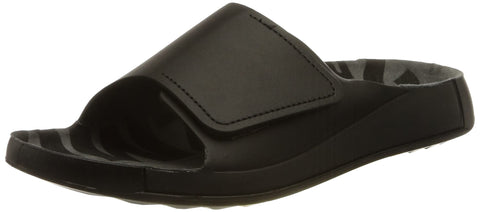ECCO Men's Cozmo One Band Slide Sandal, Black, 12-12.5