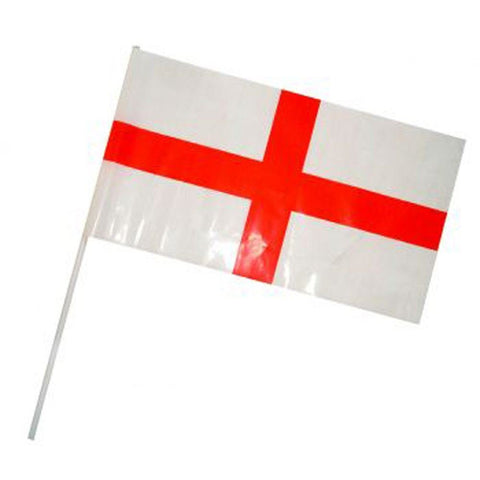 10 England English ST Georges Hand Waving Flag Rugby Football Cricket Games Support Polyester Fabric