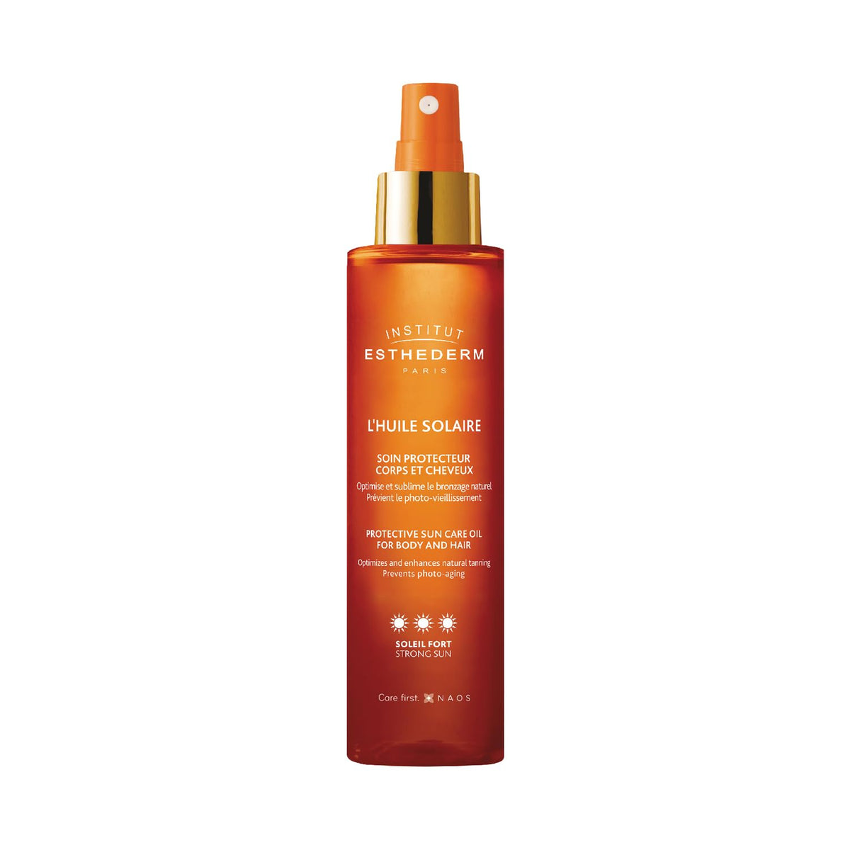 Institut Esthederm Adaptasun Protective Tanning Oil, Very High Sun Protection for Hair & Body 150ml