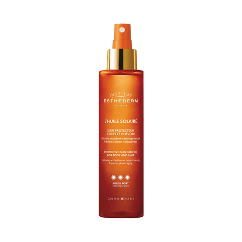 Institut Esthederm Adaptasun Protective Tanning Oil, Very High Sun Protection for Hair & Body 150ml