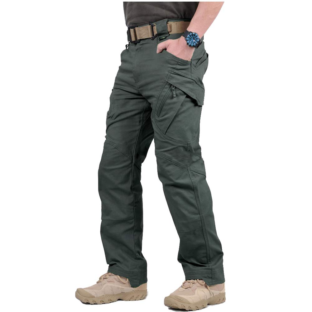 CARWORNIC Gear Men's Tactical Military Pants Lightweight Outdoor Work Hiking Combat Cargo Trousers with Multi Pocket