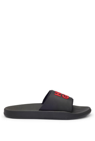 HUGO Men's Modern Slide, Black, 10