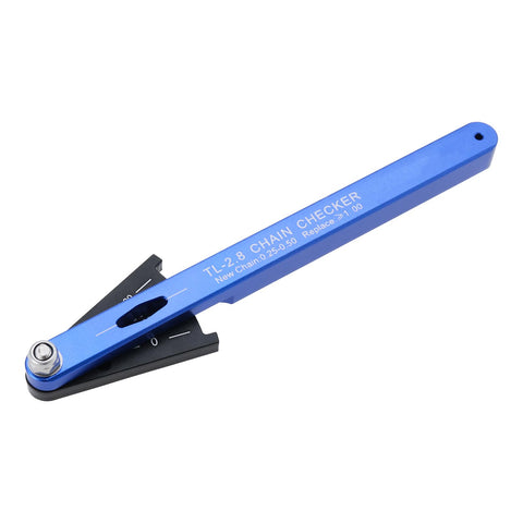 ECSiNG 1pc Aluminum Alloy Bicycle Chain Wear Indicator Checker Compatible with Shimano Compatible with SRAM Compatible with KMC Compatible with Campagnolo