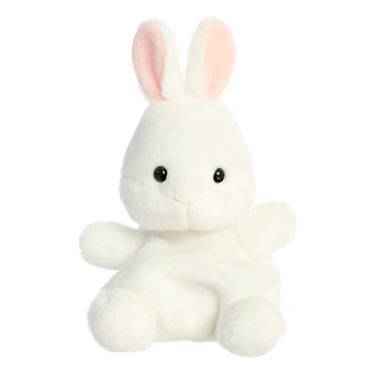 AuroraÂ® Adorable Palm Palsâ„¢ Cottontail Bunny Stuffed Animal - Pocket-Sized Play - Collectable Fun - White 5 Inches