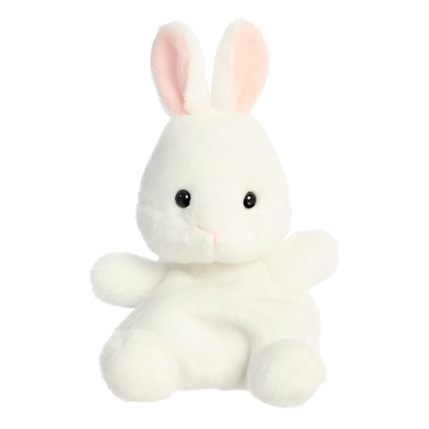 AuroraÂ® Adorable Palm Palsâ„¢ Cottontail Bunny Stuffed Animal - Pocket-Sized Play - Collectable Fun - White 5 Inches